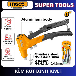 ĐỒ NGHỀ INGCO Kềm rút đinh rivet 8"HR081