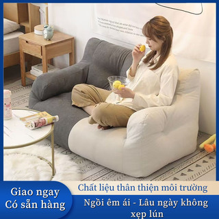 Ghế sofa lười tatami Cotton và vải lanh / thoáng khí và chống mài mòn phòng ngủ ghế sofa thư giãn
