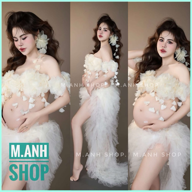 Sét Bầu Hoa Chụp Studio Sexy Xinh Đẹp