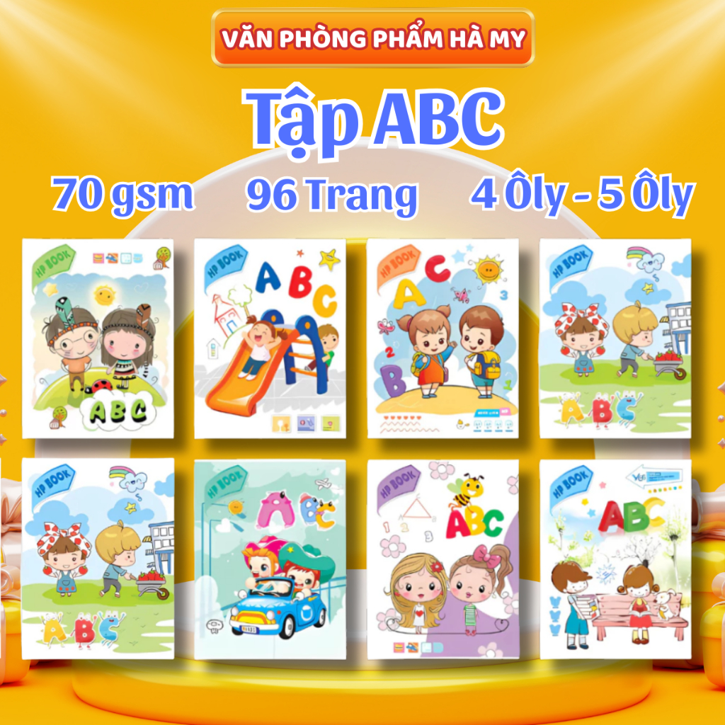 Combo 10 quyển Tập Vở Học Sinh ABC 96 Trang A5 Giấy 70Gsm/80gsm Giấy ...