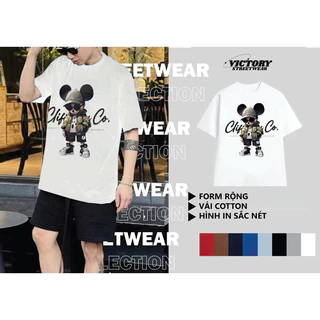 Áo thun M.I.C.K.E.Y Vải Cotton 100% Cao Cấp In Kts 3