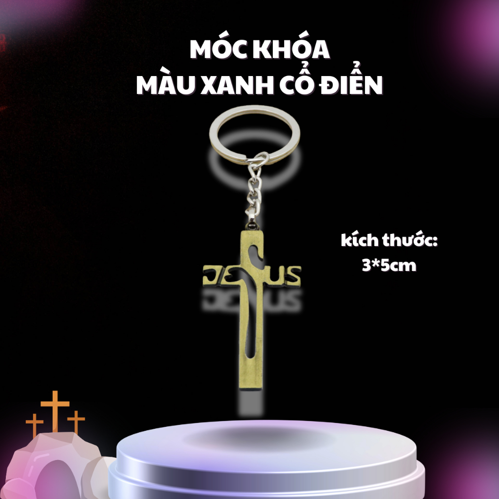 Móc Khóa Công Giáo, Móc Chìa Khóa, Móc Khóa mini, Móc Khóa Thập Giá Chúa Giêsu