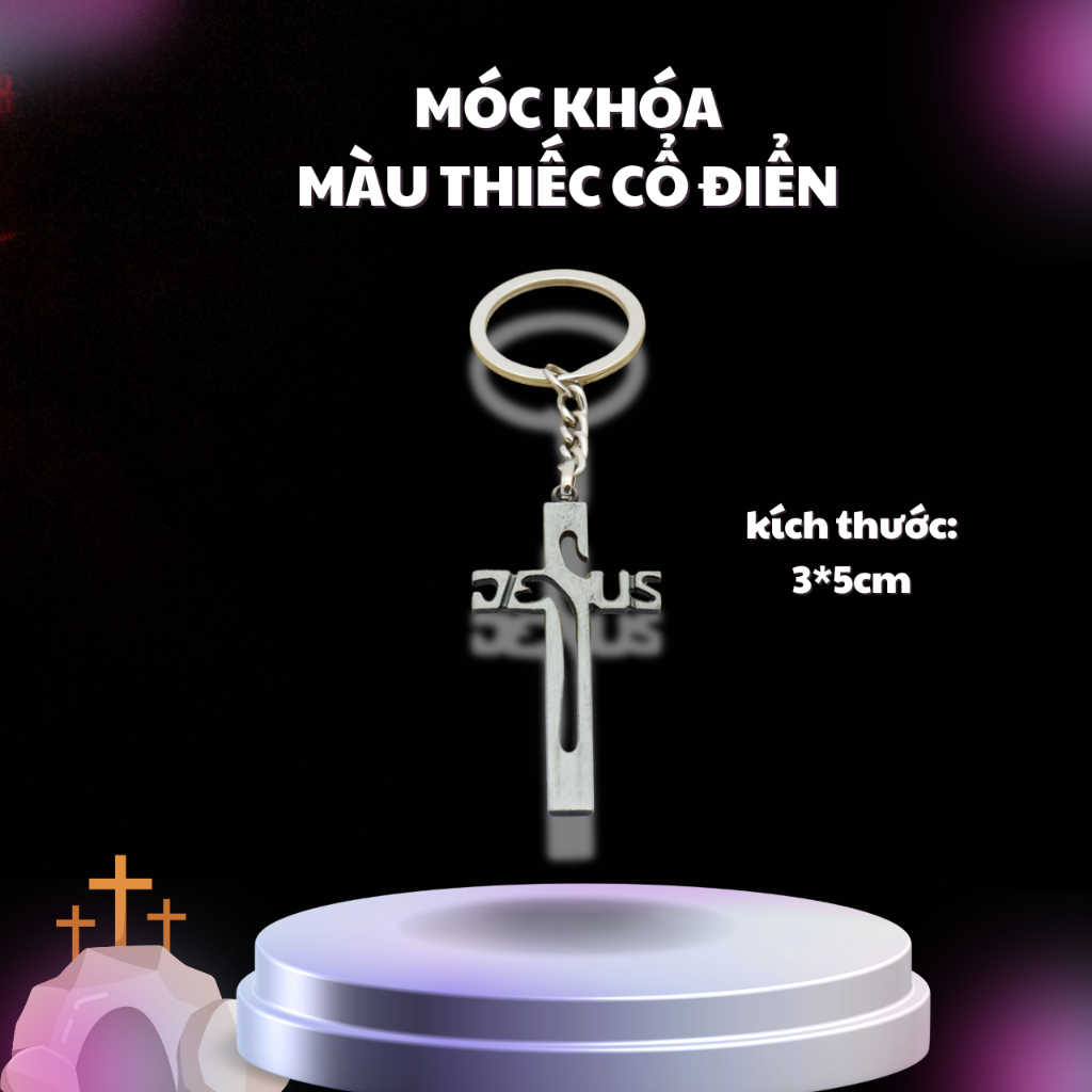 Móc Khóa Công Giáo, Móc Chìa Khóa, Móc Khóa mini, Móc Khóa Thập Giá Chúa Giêsu