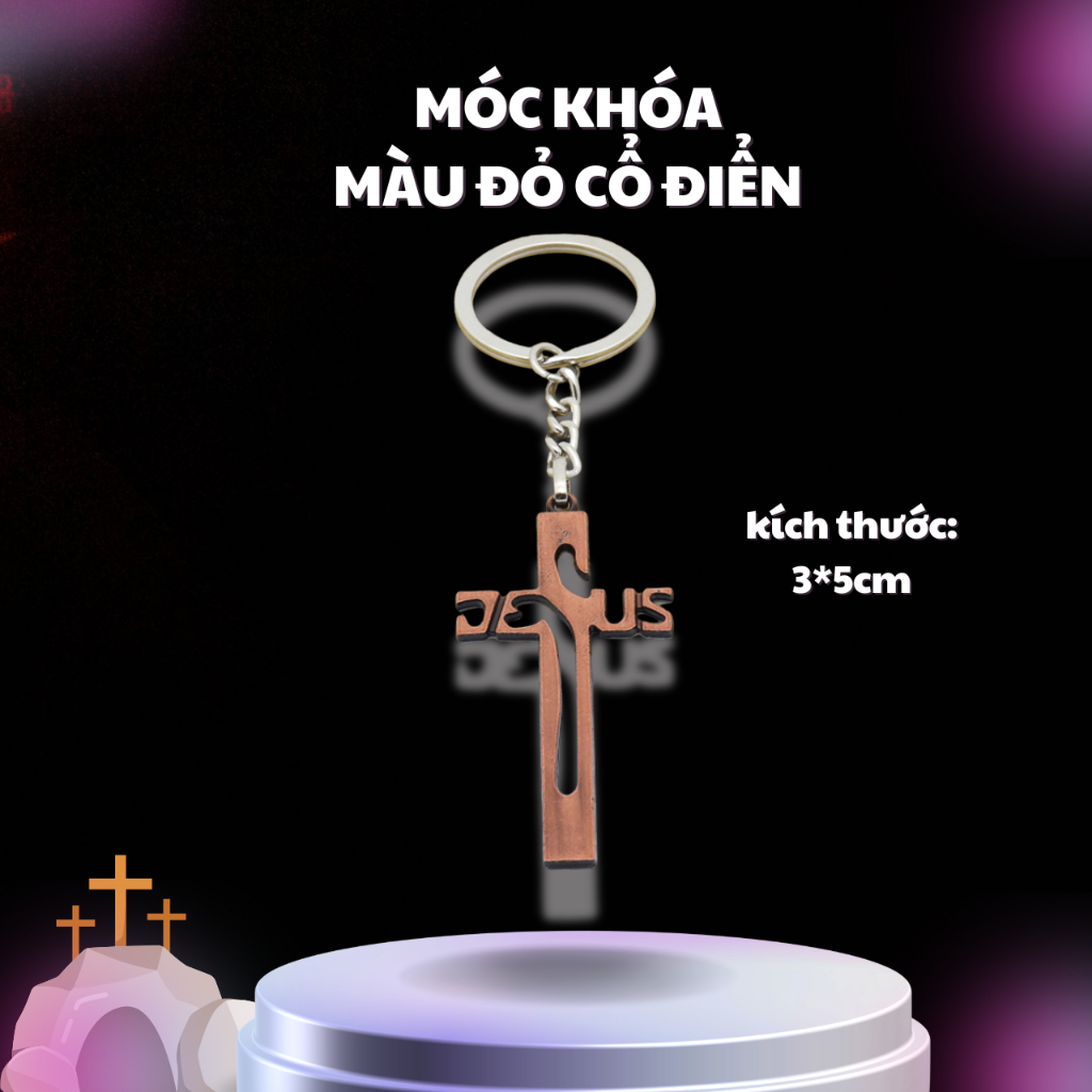 Móc Khóa Công Giáo, Móc Chìa Khóa, Móc Khóa mini, Móc Khóa Thập Giá Chúa Giêsu