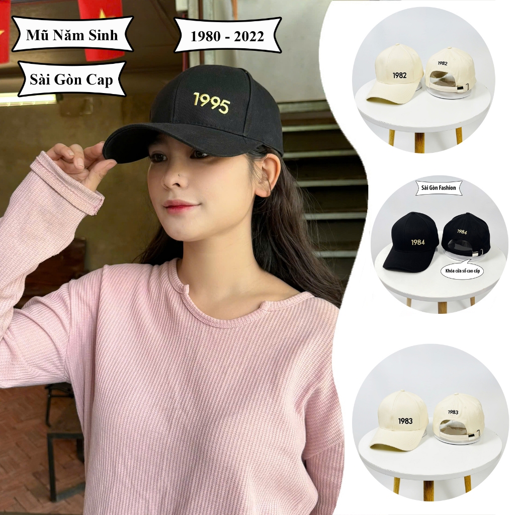 Mũ lưỡi trai Năm sinh 1999 Thời trang Cao Cấp Hot Trend