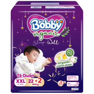 Tã Bỉm quần Bobby Ultra+ / Bobby Premium / Bobby Organic / tã đêm Bobby Sleep Well cao cấp đủ size cho bé M L XL 2XL 3XL
