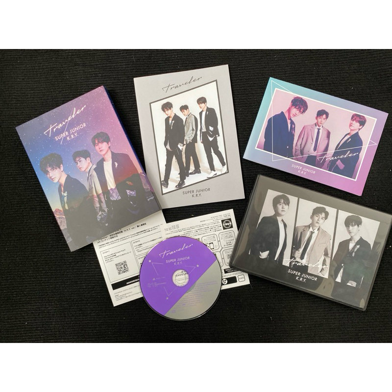 Super Junior KRY K.R.Y mini Album Nhật traveler đã khui seal, gồm CD và ...