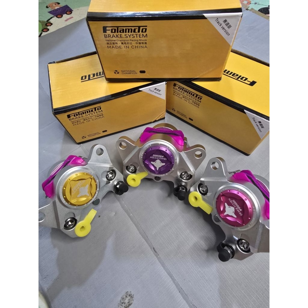 Heo 2 pis CNC Cá Mập FoLamdo gắn xe điện, xe máy hàng chính hãng