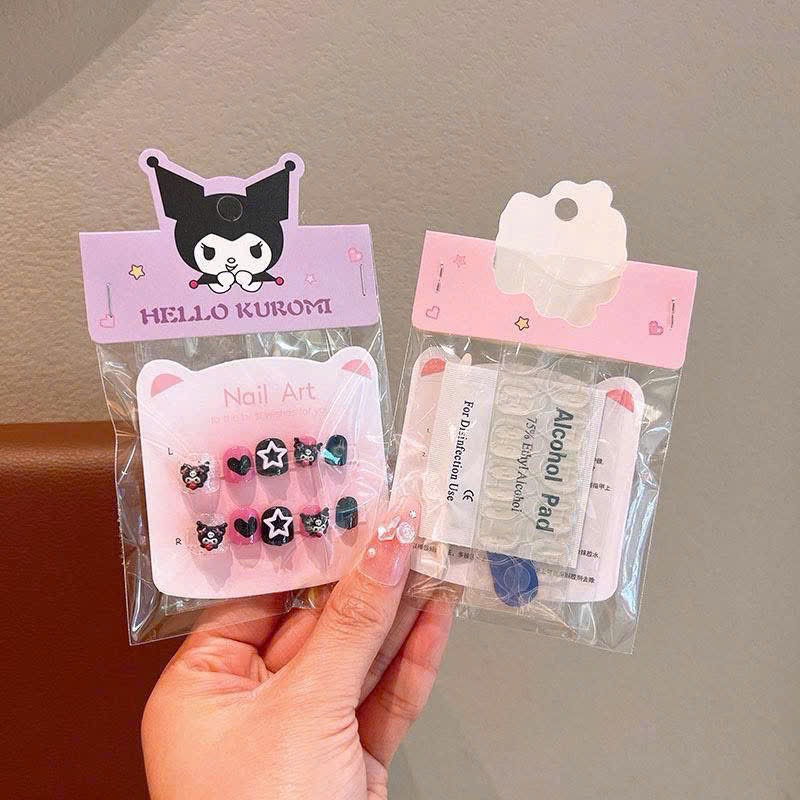 Set 5 bộ dán móng Tay có kèm dũa và giấy lai gẩy keo