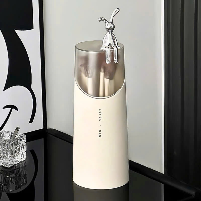 Lọ đựng cọ trang điểm có nắp đậy tiện lợi