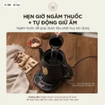 Ấm Sắc Thuốc Bắc 4L Bear Siêu Sắc Thuốc Ấm Sắc Thuốc Ấm Nấu Thuốc Bắc Siêu Nấu Thuốc Nam Ấm Điện Sắc Thuốc - HTM-4H40X — ảnh 8