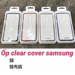 Ốp Lưng Samsung S9 Clear Cover Viền Màu Như Ảnh Chụp Hộp Hơi Trầy