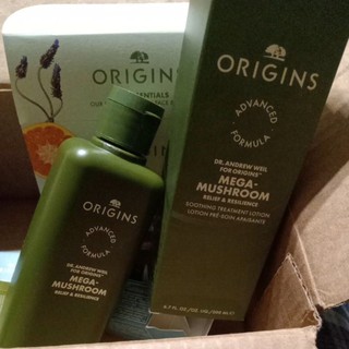 (hàng mỹ bill mỹ 🇺🇸)ORIGINS 🌿 Toner nấm phục hồi da Mega-Mushroom Relief & Resilience Soothing Treatment Lotion