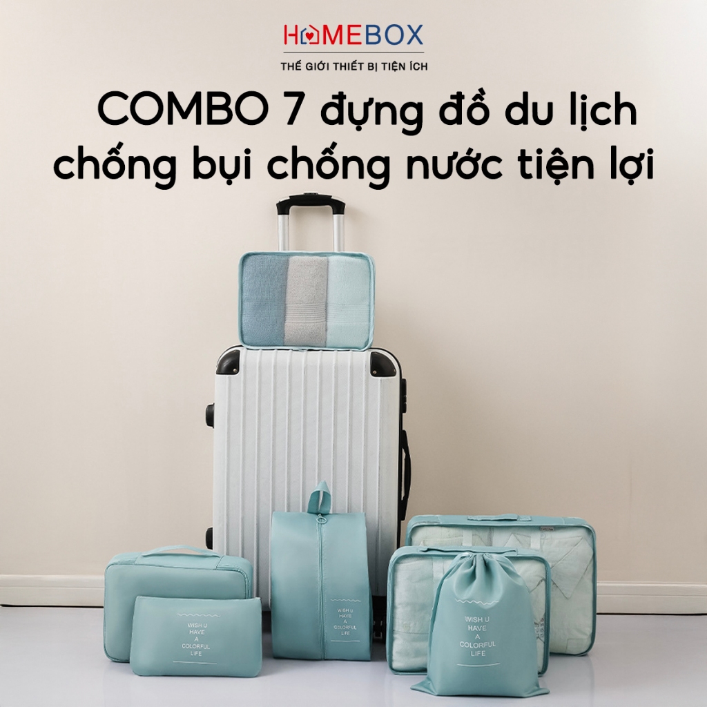 Túi Du Lịch Phân Loại Vali - Hình ảnh thực tế
