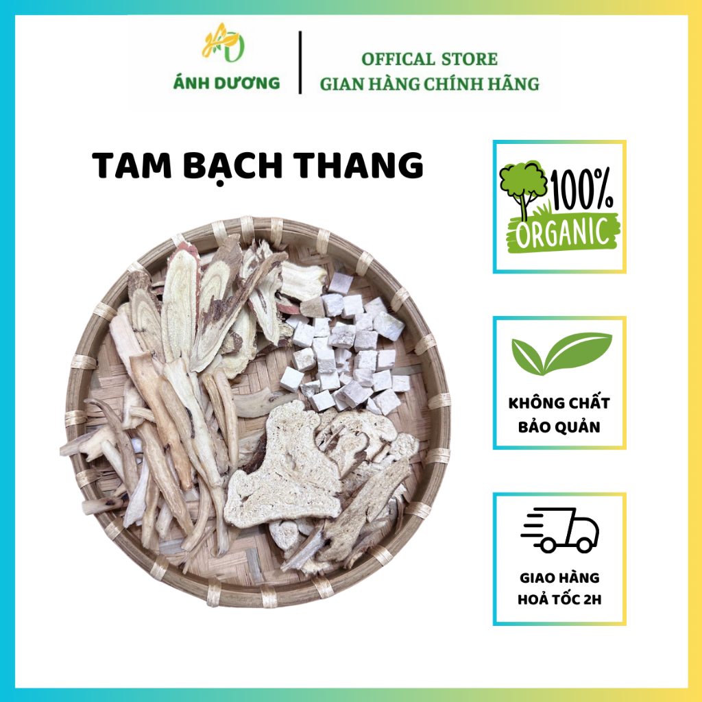 Tam Bạch Thang, Trà Tam Bạch Thang Hỗ Trợ Trắng Da, Hồng Hào, Căng Mịn, Ngừa Lão Hoá