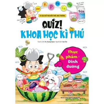Sách - Quiz! Khoa học kì thú - Thực phẩm Dinh dưỡng