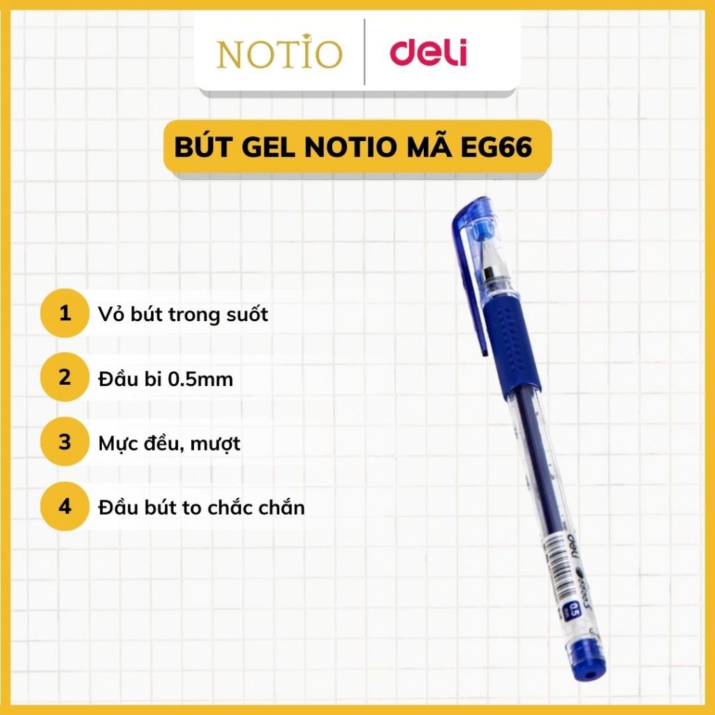 Product image Bút gel Notio- văn phòng phẩm 