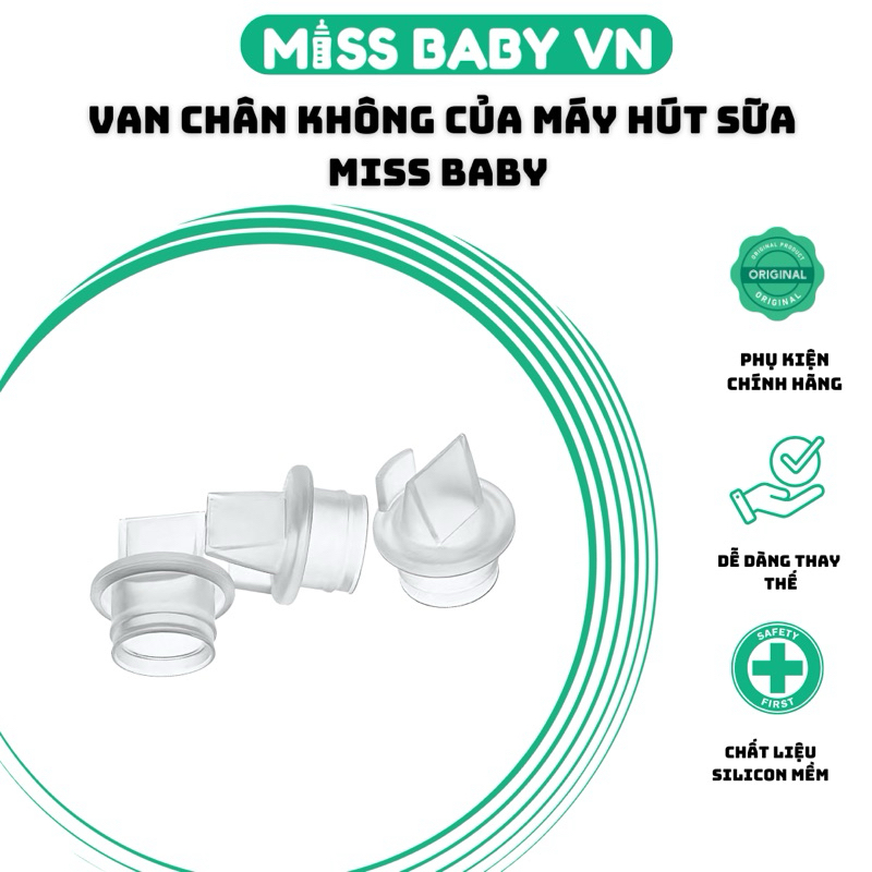 Van mỏ vịt, van một chiều của máy hút sữa điện đôi, điện đơn Miss Bayby