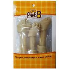 Xương Gặm Da Bò PET8 Hỗ Trợ Sạch Răng - Giảm Cao Răng Cho Chó (Gói Nhỏ)