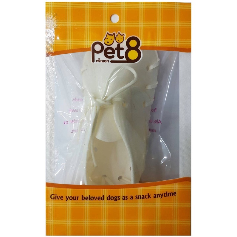 Xương Gặm Da Bò PET8 Hỗ Trợ Sạch Răng - Giảm Cao Răng Cho Chó (Gói Nhỏ)