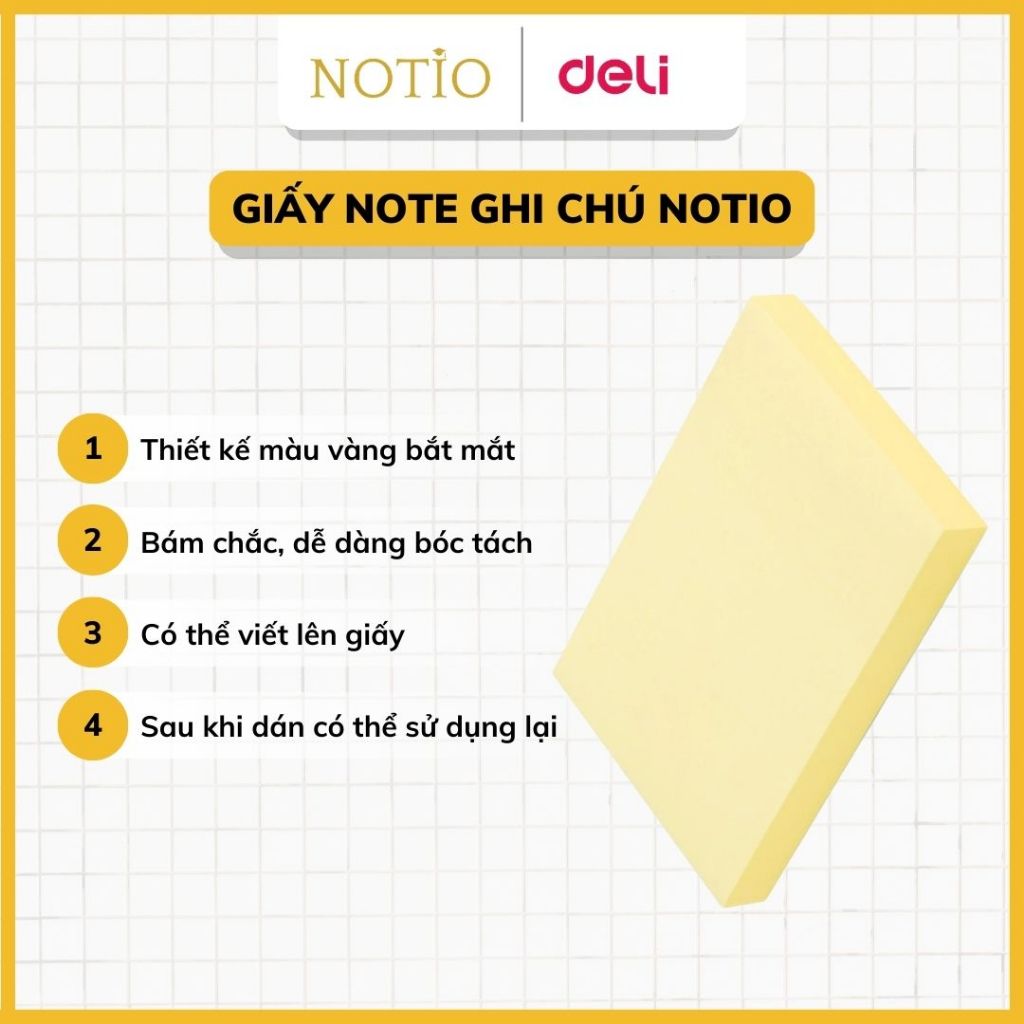 Product image Giấy Note Ghi Chú Notio - văn phòng phẩm 