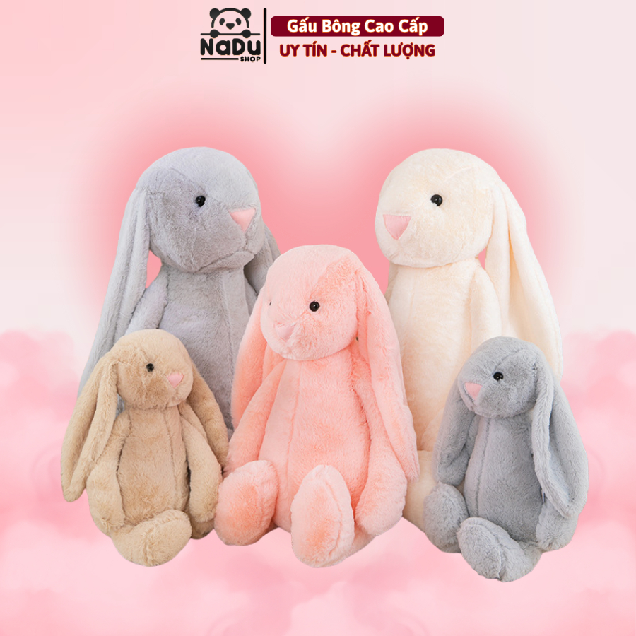 Gấu Bông Thỏ Tai Dài, Thỏ Bunny Tai Dài Quà Tặng Dễ Thương – Gấu Bông NaDu