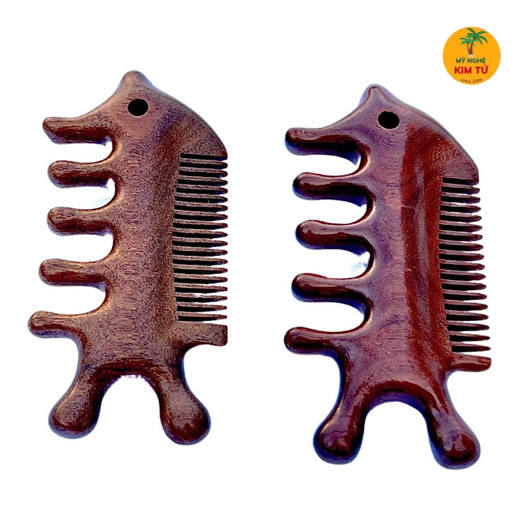 [ HÀNG LOẠI 1 ] Lược Gỗ Hồi Thơm Massage Thư Giãn Da Đầu, Massage Mắt, Thư Giãn Tại Nhà, Đa Năng - KIM TỨ