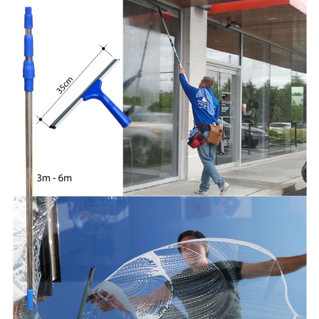 Bộ cây lau kính, gạt nước đa năng Homeinno