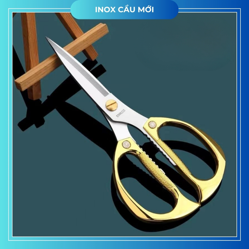 Kéo inox lưỡi thép không gỉ siêu bền cao cấp, siêu bén K26 & K82 - Dụng cụ cắt đa năng cho nhà bếp