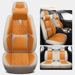 Bọc Áo Ghế xe  5, 7 chỗ, Bán Tải Da Napa Cao Cấp - Áo Trùm Kín Ghế Xe Hơi,Dùng Cho Xe Tặng Kèm 2 Gối Đầu — ảnh 6