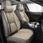 Bọc Áo Ghế xe  5, 7 chỗ, Bán Tải Da Napa Cao Cấp - Áo Trùm Kín Ghế Xe Hơi,Dùng Cho Xe Tặng Kèm 2 Gối Đầu — ảnh 3