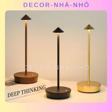D066 Đèn ngủ hình nấm đèn bàn sạc đèn bàn LED đầu nhọn đèn bàn ngoài trời đèn quầy bar đèn trang trí