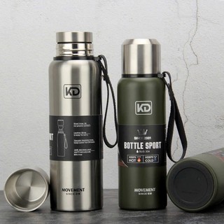 Bình Giữ Nhiệt KD 852 Bình Nước Cao Cấp 36h Nắp Tách Thành Cốc Toàn Bộ Bằng Inox 304 Cam Homeware
