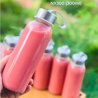 Chai thuỷ tinh nắp dây siêu dày, chịu nhiệt tốt (300ml)