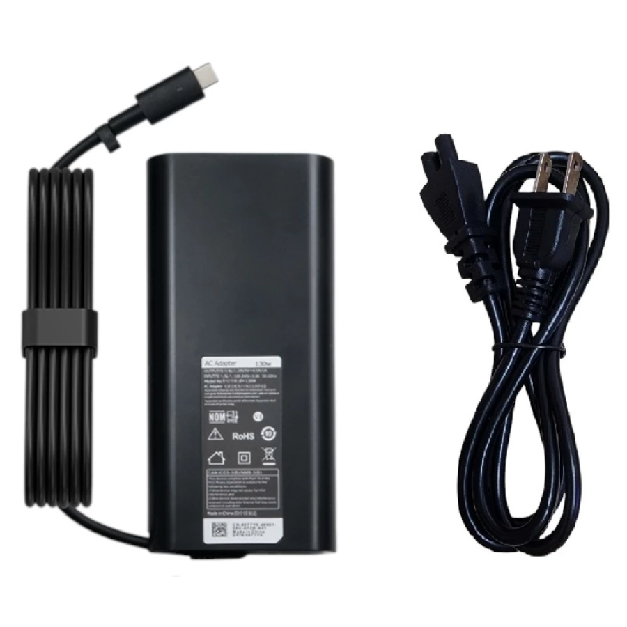 Sạc Dell Type C 65W 90Wh 130Wh Oval Sạc Laptop Dell Type C 19.5V 3.25A/4.62A/6.67A 65WH/90W/130W - Sạc nhanh, BH 12 TH