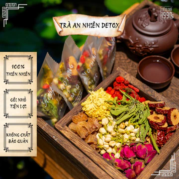 [Gói lẻ] Trà an nhiên detox bảy vị Tiệm Trà 1990s giảm cân, thanh nhiệt, ngủ ngon, an thần, đẹp da