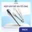 Dụng cụ gắp thức ăn, kẹp gắp inox tổ ong đầu tròn, gắp thực phẩm dễ dàng, dày chắc chắn