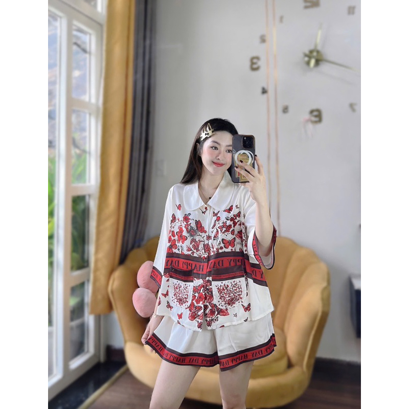 40-70kg Bộ cổ Sen tay lỡ lụa Latin thiết kế mềm mịn