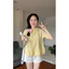 Áo Sơ mi cổ sen xếp li 8 màu hàng quảng châu A110