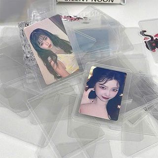 Toploader 100cái Đựng Card Combo B8 Decor Bảo Vệ Ảnh Timo VPBL16