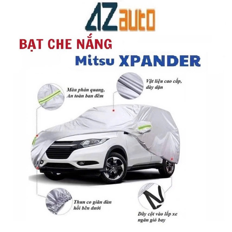 Bạt phủ xe ô tô Mitsubishi Xpander 2018-2026 3 lớp cách nhiệt
