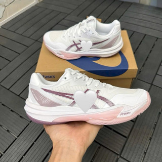 Giày tenis pickleball thể thao cổ thấp mùa hè bigsize nữ Asi_cs màu trắng tím êm nhẹ , sneaker thời trang cao cấp nữ