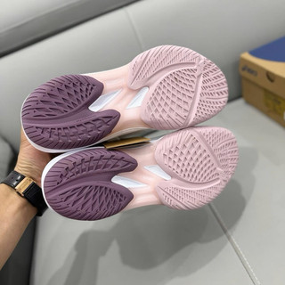 Giày tenis pickleball thể thao cổ thấp mùa hè bigsize nữ Asi_cs màu trắng tím êm nhẹ , sneaker thời trang cao cấp nữ