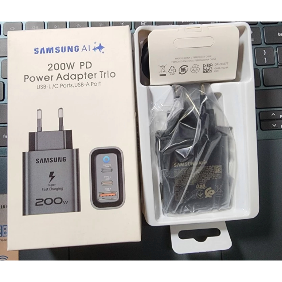 Sạc Nhanh Samsung PD 25W / 45W / 67W / 200W – Củ Cáp Type-C – Dùng Galaxy S20–S25, Note, Z Fold/Flip