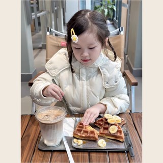 Kẹp tóc hoa nhỏ nhụy vàng bằng len cho nữ và bé gái xinh xắn 6cm |Cặp tóc mái đẹp |Shop Rô Handmade