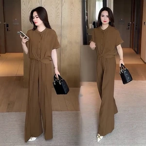 Q6 Set Đồ Nữ Trung Niên Đũi Hàn Mát Mịn thanh lịch tôn dáng phong cách Nana
