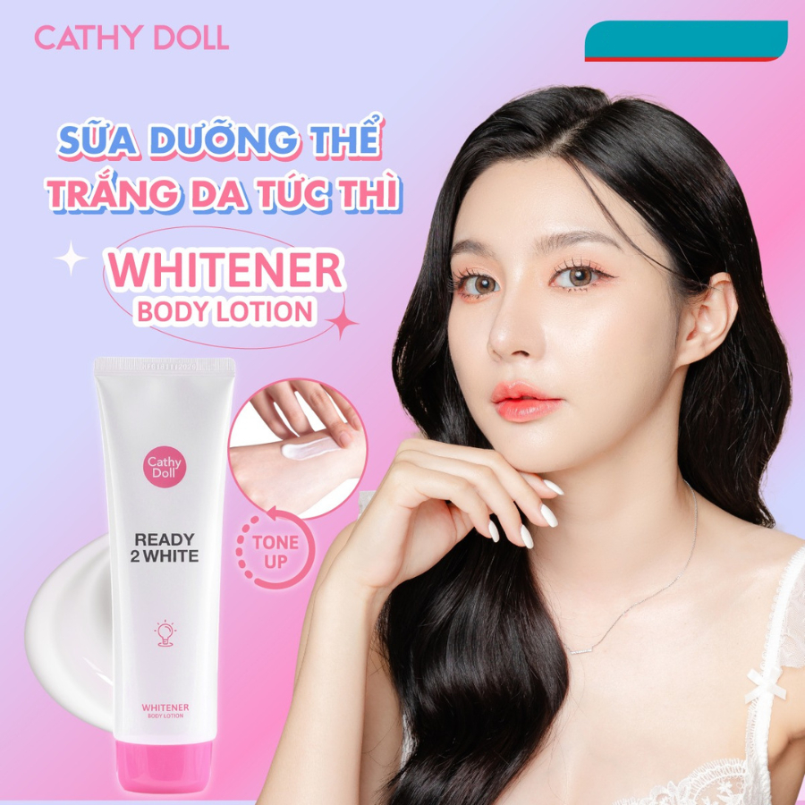 Sữa Dưỡng Thể Trắng Da Cathy Doll Ready 2 White 150ml Thái Lan