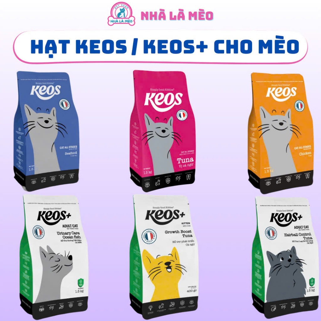 Hạt KEOS / KEOS+ Cao Cấp Cho Mèo | Shopee Việt Nam