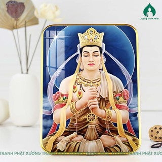Tranh Phật Đại Nhật Như Lai - Tỳ Nô Giá Na Phật tráng gương treo tường để bàn nhiều mẫu
