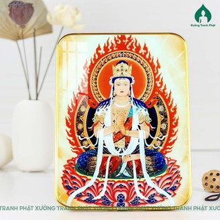 Tranh Phật Đại Nhật Như Lai - Tỳ Nô Giá Na Phật tráng gương treo tường để bàn nhiều mẫu